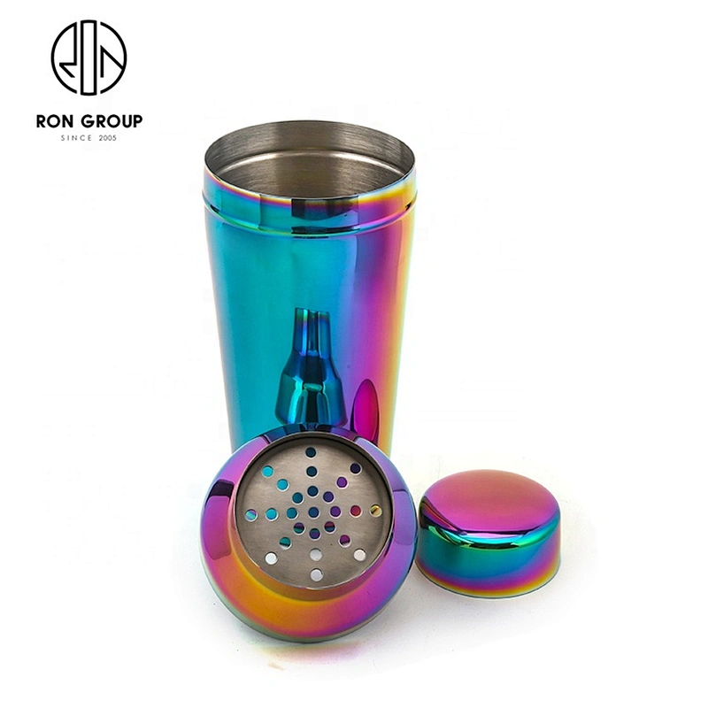 700ml Best Quality Stainless Steel Cocktail Boston Shaker Set  Electroplated Boston Cocktail Shaker