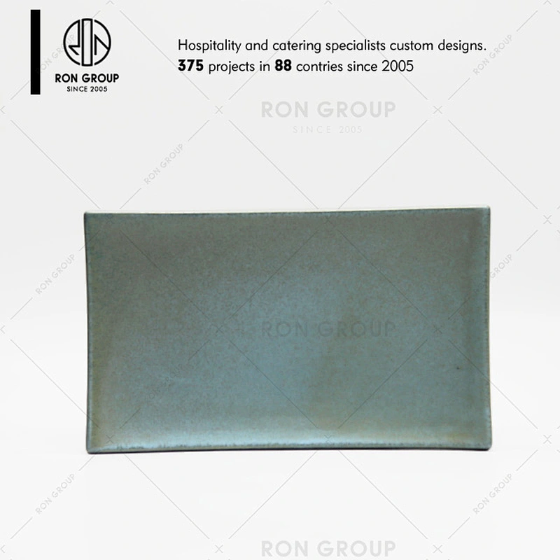 Restaurant Ceramic Green Soup Plate Soup Bowl