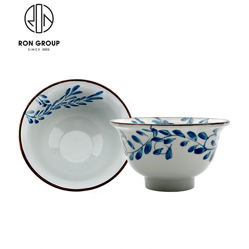 Japanese Restaurant 4.5 Inch Ceramic Soy Sauce Bowl With Handle