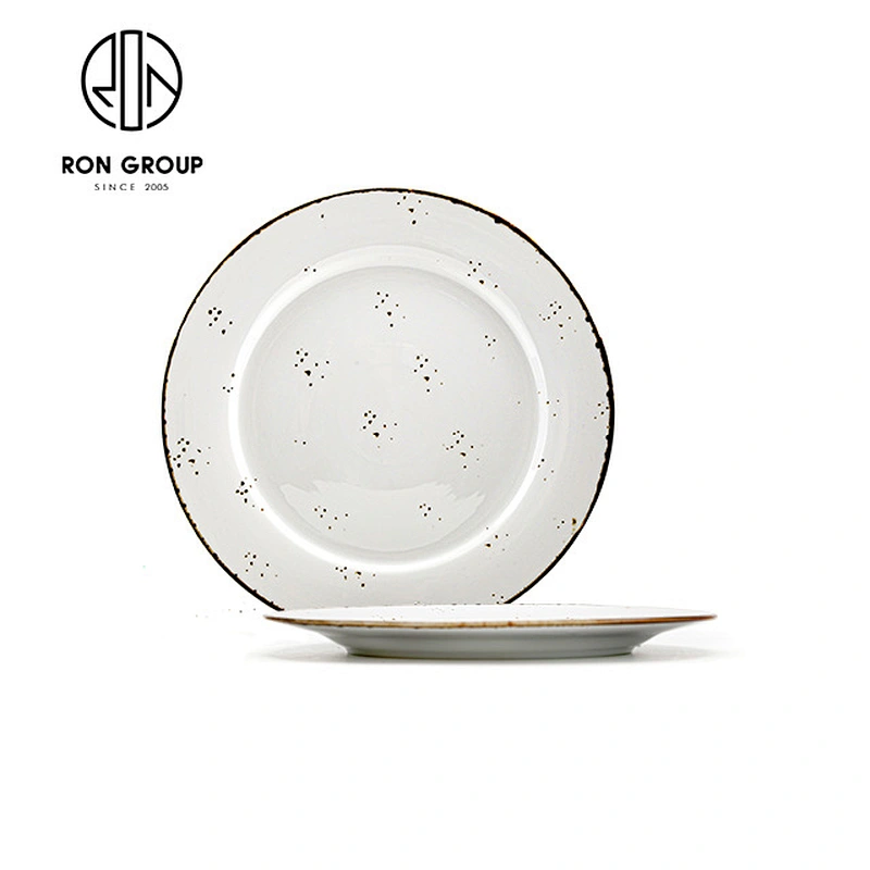 Wholesale High Quality Restaurant White Dinner Plate Porcelain Dinnerware