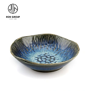Wholesale sonoma Ceramic Dinnerware sets Blue-gray  12