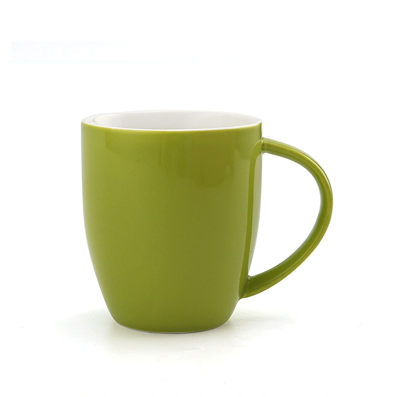Custom 380ML Handmade Cup Coffee Porcelain Ceramic With Handle