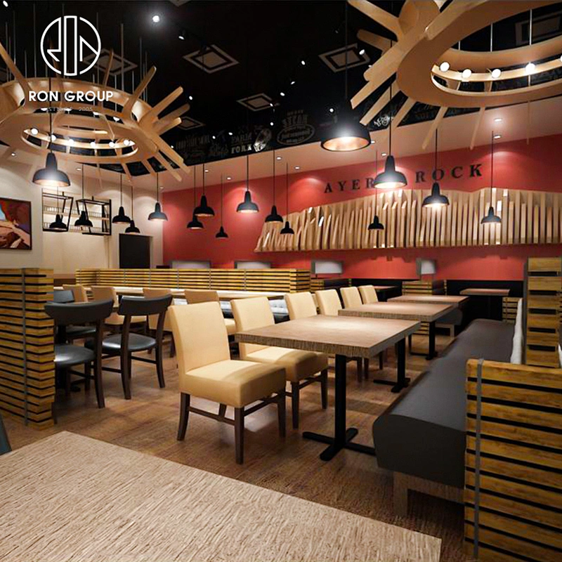 Wholesale Customize Color Coffee Shop Seating Booth Restaurant Sofa