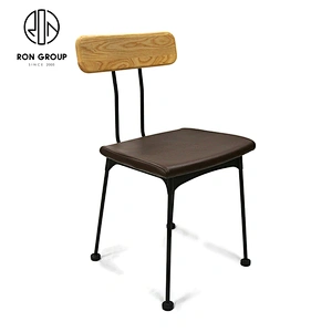 High Quality Cafe Restaurant Furniture Modern Wooden Cushion Dining Chair
