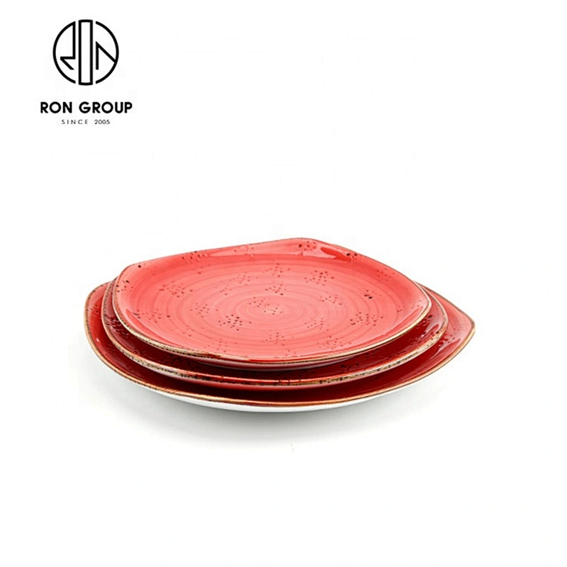 Eco Friendly Shallow Square Plate High End Restaurant Dinnerware