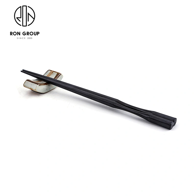 Hot Sale Hotel Restaurant Slim Waist Style Black Color Japanese design chopsticks