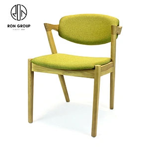 Low Back Antique Leisure Soft Seat Wooden Restaurant Dining Chairs