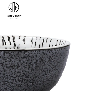 Restaurant Round Meat Soup Porcelain Small Bowls 4 Inch Rice Bowl