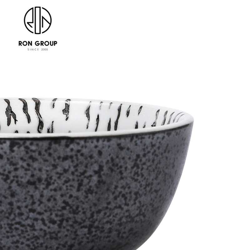 Restaurant Round Meat Soup Porcelain Small Bowls 4 Inch Rice Bowl