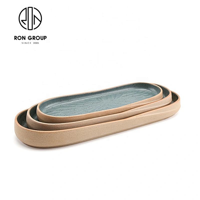 Restaurant 12 Inch 14 inch 16 Good Quality Inch Oval Strip Plate