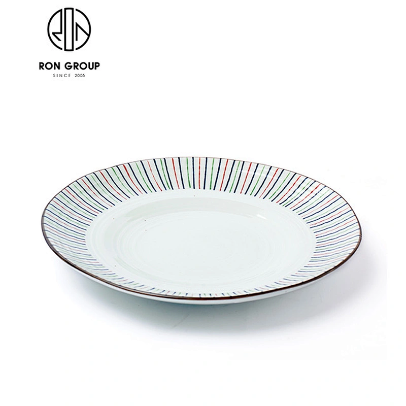 Hot sale hotel and restaurant round porcelain dinner plates