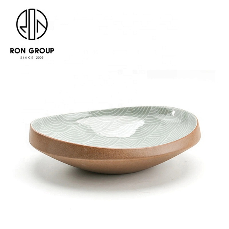 Good Quality High End Portable Large Salad Bowl Ceramic