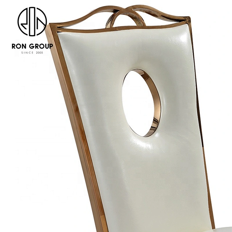 Durable Golden Hotel Stainless Steel Restaurant Chair