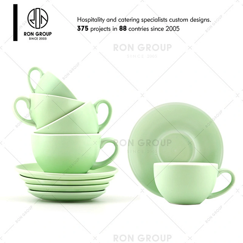 Green 300ml Ceramic Coffee Mug Cup