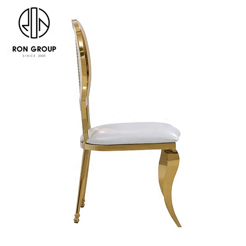 Fashion Hotel Furniture Stainless Steel Wedding Dining Chair