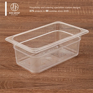 Restaurant Kitchen Storage Food Grade Large Plastic GN Food Pan