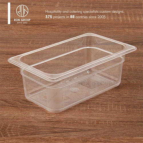 Restaurant Kitchen Storage Food Grade Large Plastic GN Food Pan