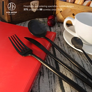 Restaurant Supplier Stainless Steel Cutlery Set for cafe