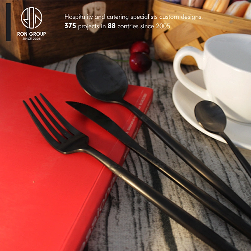Restaurant Supplier Stainless Steel Cutlery Set for cafe