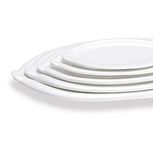 Guangdong Unique Custom Leaf Shape Plate For Hotel And Restaurant