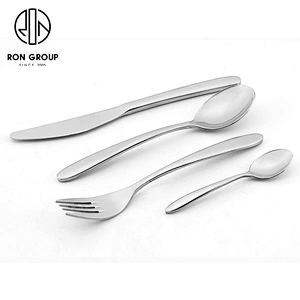 Hot Sale 4pcs Silver Flatware Tableware Stainless Steel Cutlery Set