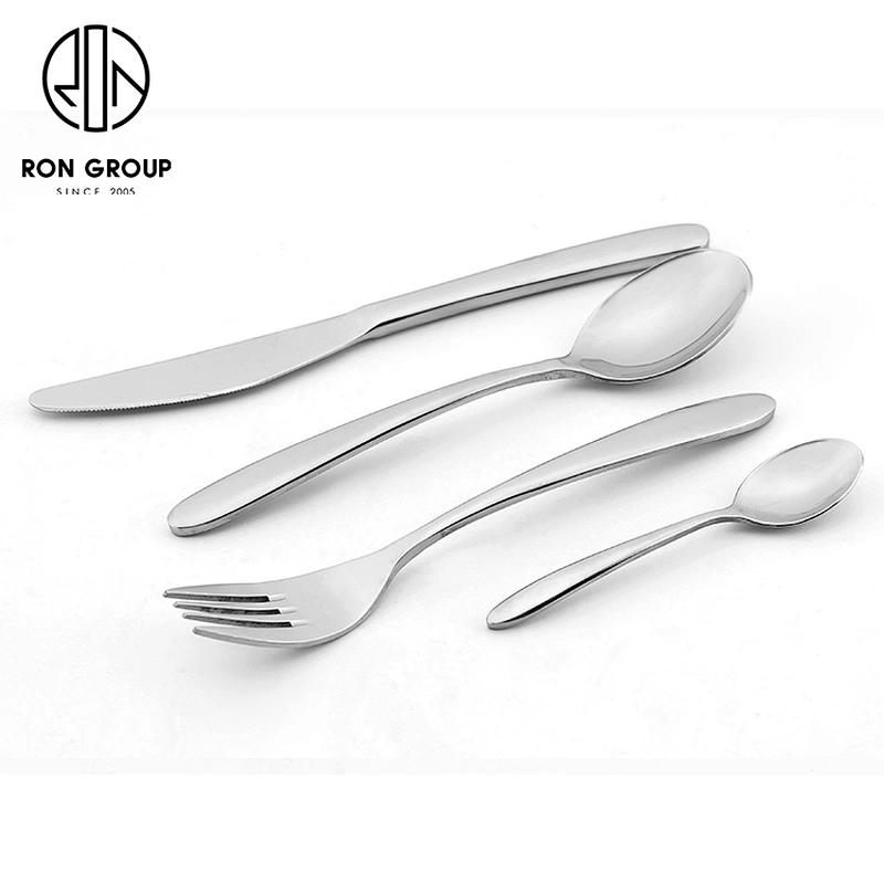 Hot Sale 4pcs Silver Flatware Tableware Stainless Steel Cutlery Set