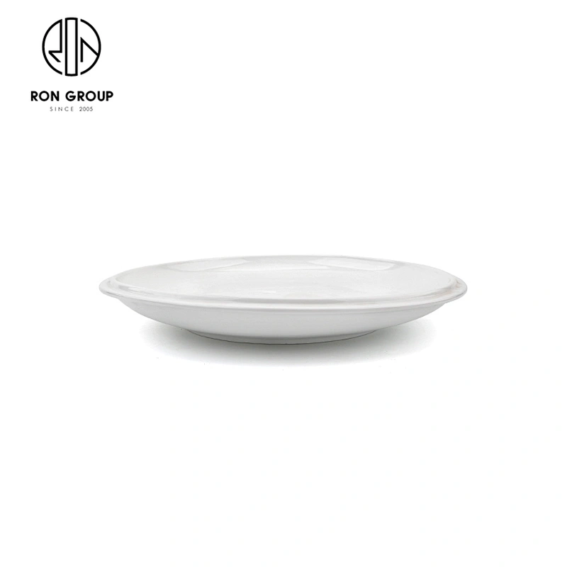 Wholesale Restaurant Dinnerware 10 Inch Porcelain Round White Dinner Plate
