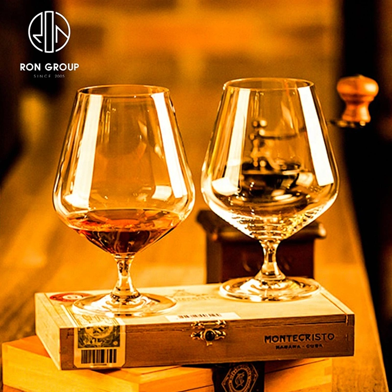 Hotel Eco-friendly Lead-free 455ml Clear Glass Cup Clear Wine Glass