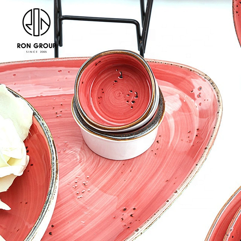 Eco Friendly Shallow Square Plate High End Restaurant Dinnerware