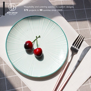 Home basic ceramic cheap and decorative plates