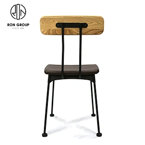 High Quality Cafe Restaurant Furniture Modern Wooden Cushion Dining Chair