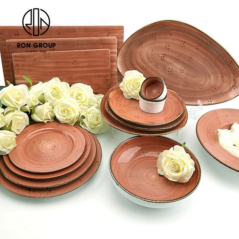 Wholesale Portable Restaurant Small Luxury Round Dinner Plates