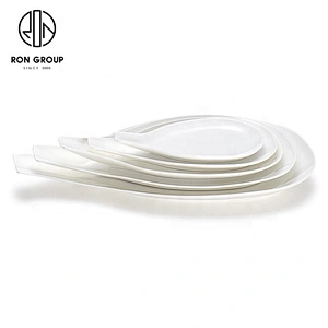 High Quality White Ceramic Soup Spoon Plate For From Chinese
