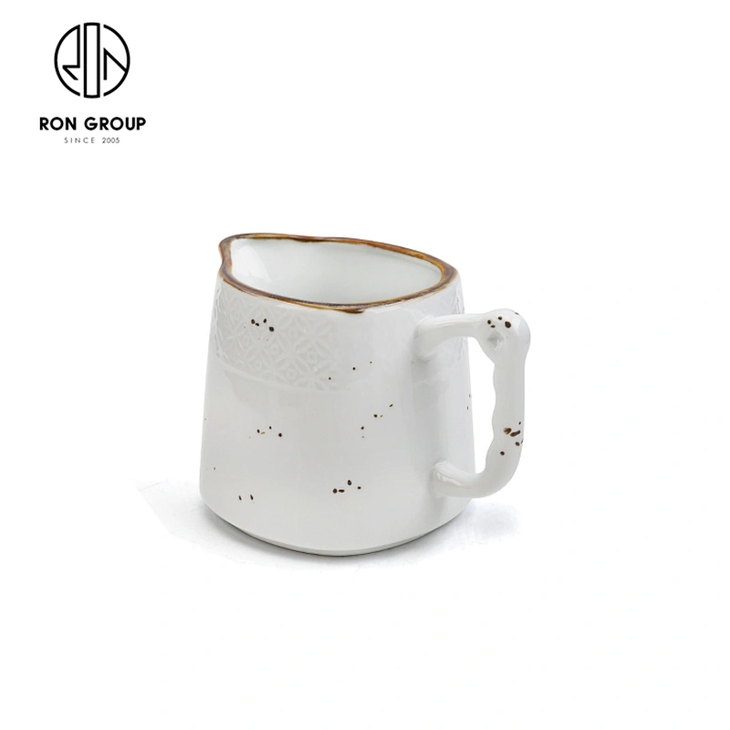 High Quality Custom Design Porcelain Coffee Milk Pot For Hotel