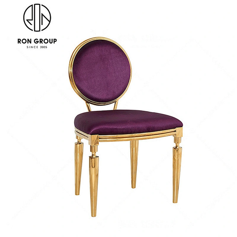 Wholesale Banquet Leather Stainless Steel Dining Chair
