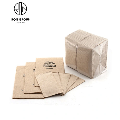 custom logo printed paper napkin restaurant natrual napkin