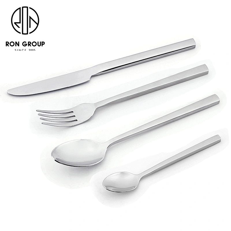 Quality Standard Stainless Steel Silver Hotel Restaurant Cutlery Set