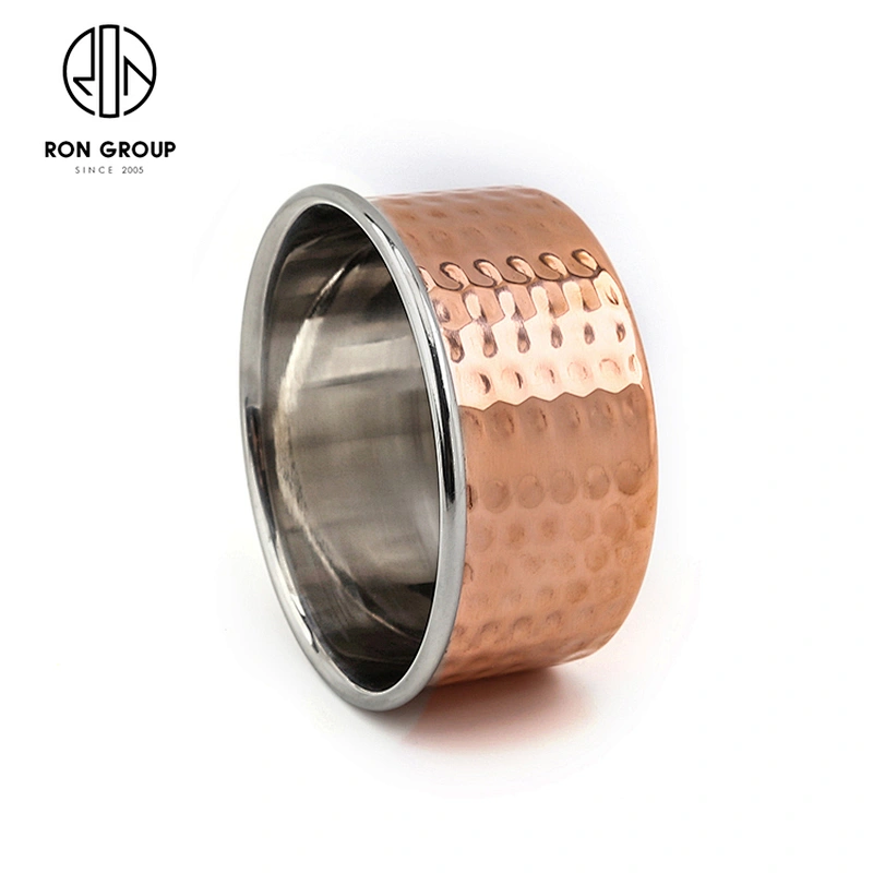 Restaurant Copper Coated Small Sauce Cups Stainless Steel Ramekin