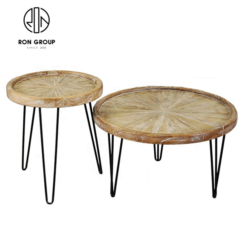 Customized High Quality Wooden Portable Dining Room Round Table