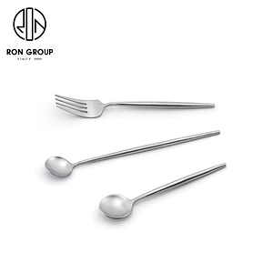 Wholesale Stainless Steel Silver Cutlery Hotel Restaurant Tableware Set