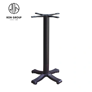 Foshan wholesale Fashionable Cast Iron metal table legs with black casting