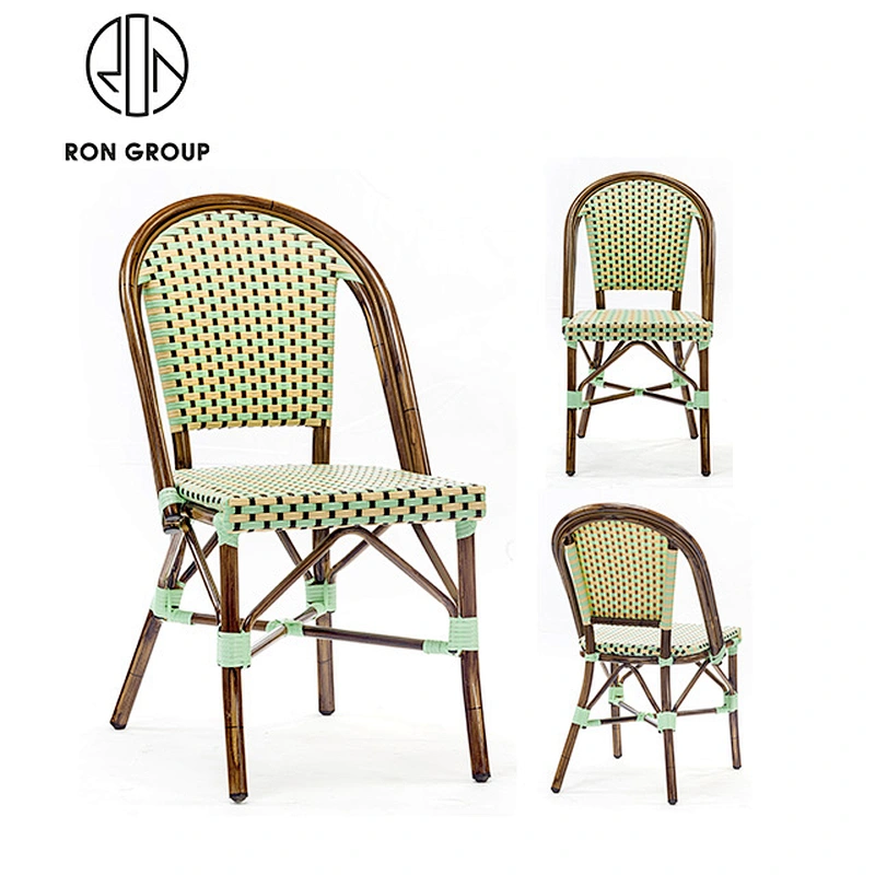 Wholesale Restaurant Outdoor Aluminum PE Rattan Chair