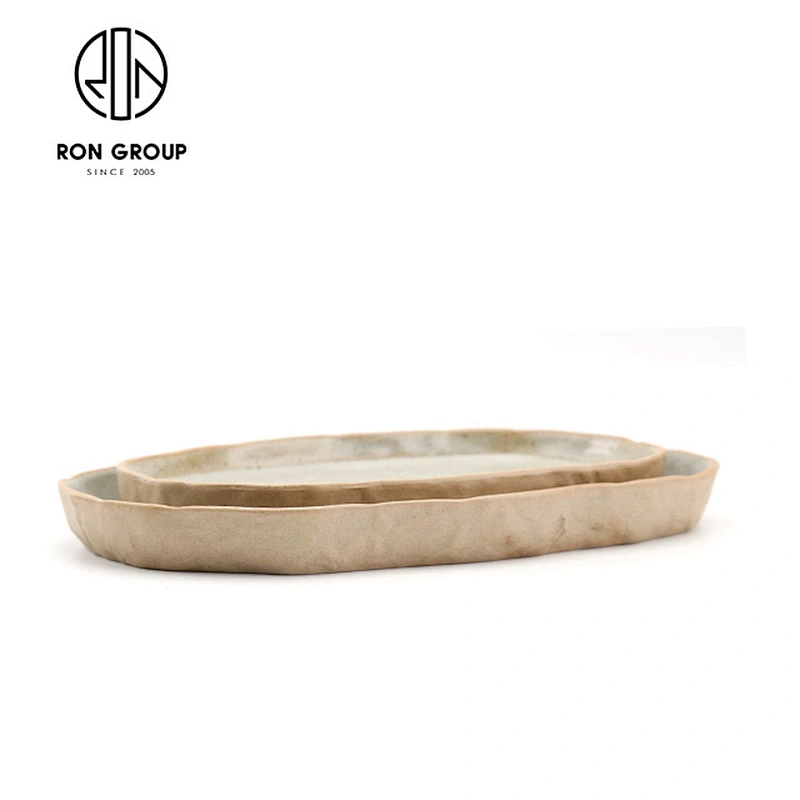 Hot Sale Oval Porcelain Catering Ceramic Dinner Serving Plates