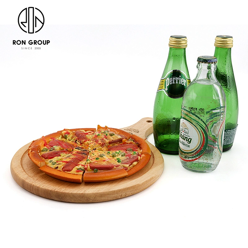 wooden durable customize cheese serving plate restaurant cutting pizza board