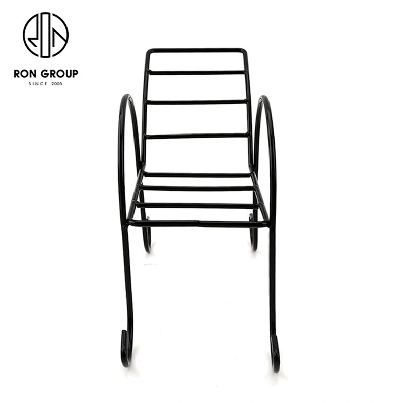 Restaurant Kitchen Art Roast Chicken Iron Art Chair Rack Shelf