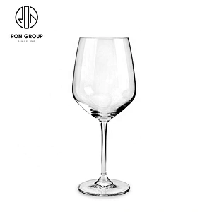 Long Stem Lead Free Clear Glass Cup 627ml Luxury Crystal Wine Glass