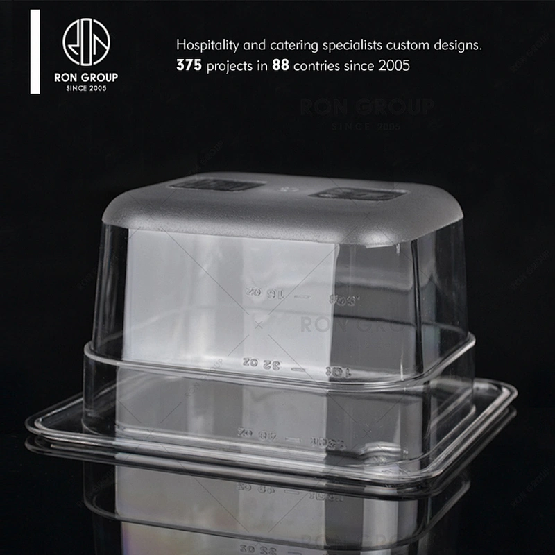 Restaurant Kitchen Storage Food Grade Large Plastic GN Food Pan