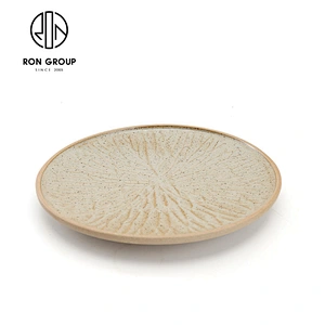 2020 new dishes Ceramic Round plates for Japanese restaurant
