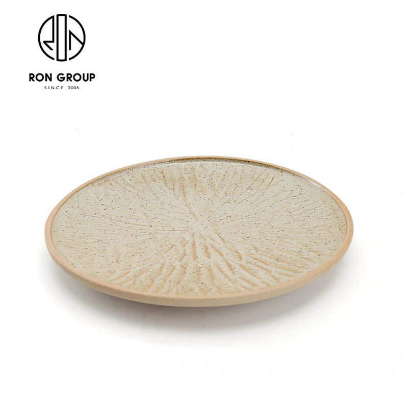 2020 new dishes Ceramic Round plates for Japanese restaurant