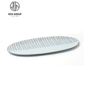 Japanese Style Special Design Ceramic Dinner Plate For Restaurant